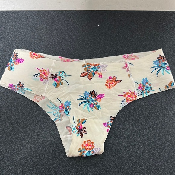PINK Victoria's Secret Floral Bikini Panties - Picture 1 of 2